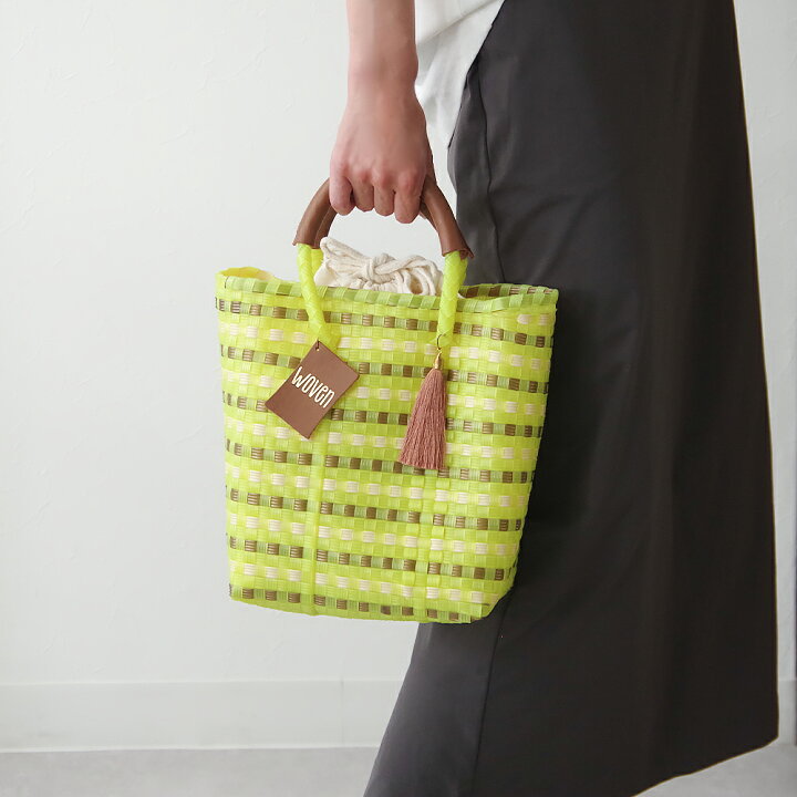 楽天市場】WOVEN ウーヴン ミニトートバッグ メキシコ製 バスケット  