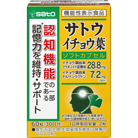 佐藤製薬 サトウ イチョウ葉 60粒(30日分)