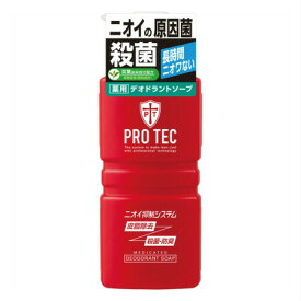 ライオン PRO TEC デオドラントソープ ポンプ 420mL (4903301241829)