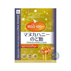 【2袋セット】マヌカハニー のど飴 60g (4573261220259-2)【メール便発送】