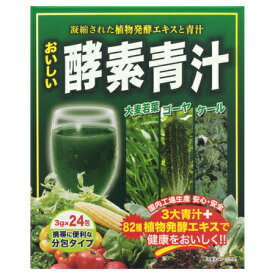 おいしい酵素青汁 24包【3個セット】 (4560121430118-3)