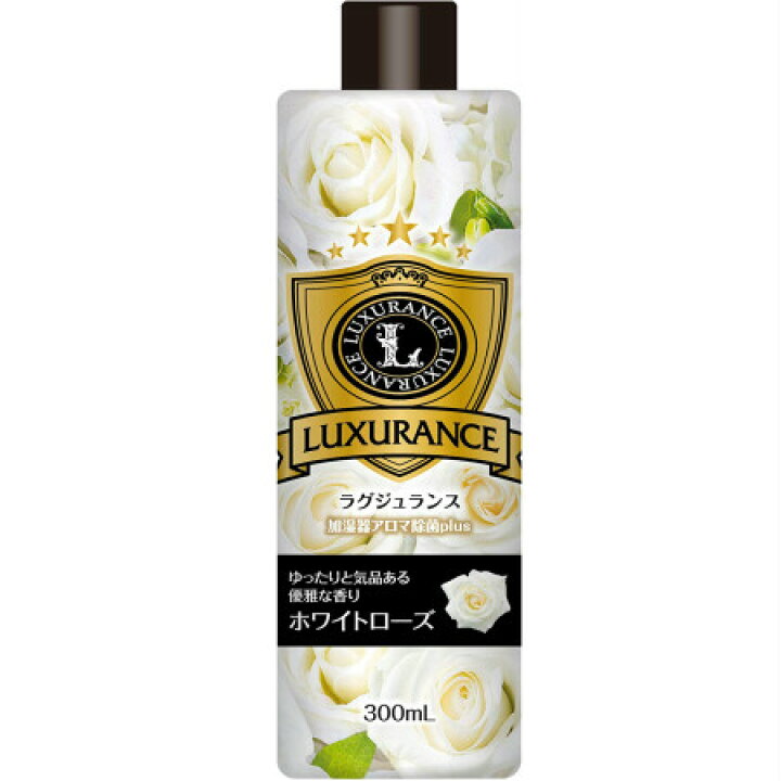 楽天市場 ラグジュランス 加湿器用アロマ芳香剤 除菌効果プラス ホワイトローズの香り 300ml 5本セット 5 花ｘ花ドラッグ楽天市場店
