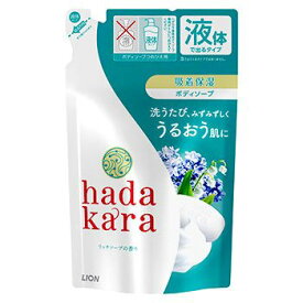 【2個セット】ライオン hadakaraボディソープ リッチソープの香り 360ml【メール便発送】