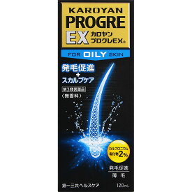 【第3類医薬品】【2個セット】第一三共ヘルスケア カロヤン プログレ EX O オイリー肌用 120mL (4987107616739-2)【宅急便コンパクト】