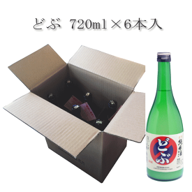 どぶろく ファンに大好評！活性 純米酒 どぶ 720ml ×6本 ギフト 御祝 お祝 誕生日 お礼 内祝 プレゼント 還暦祝 退職祝 お酒 清酒 イベント 花酔 酒造 広島 国産 自然発酵 醪 酵母 中硬水 おうち飲み おうち時間 リモート飲み会 忘年会 お土産 辛口 八反錦