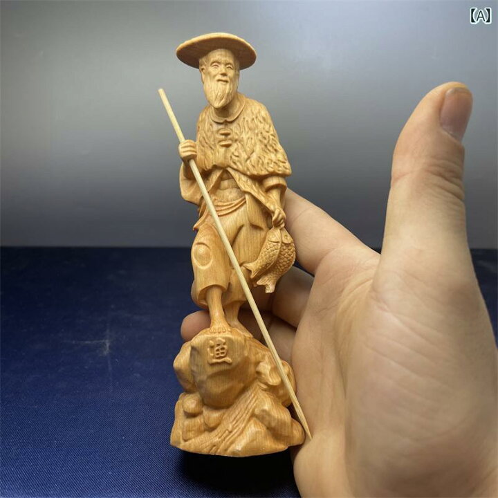 楽天市場】インテリア 小物 木製 おしゃれ 装飾品 木彫り 漁師 木こり 