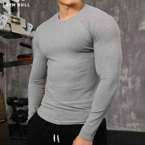 Tシャツ スポーツウェア ジム 格闘技 コンプレッション シャツ トップス ストレッチ フィットネス おしゃれ ファッション メンズ 長袖 タイト 速乾 高弾性 ランニング トレーニング カジュア