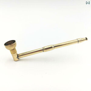 キセル 煙管 喫煙具 真鍮 喫煙パイプ タバコ シック デザイン 取り外し可能 アンティーク リラックス エレガント おしゃれ スタイリッシュ 伝統的 シニア