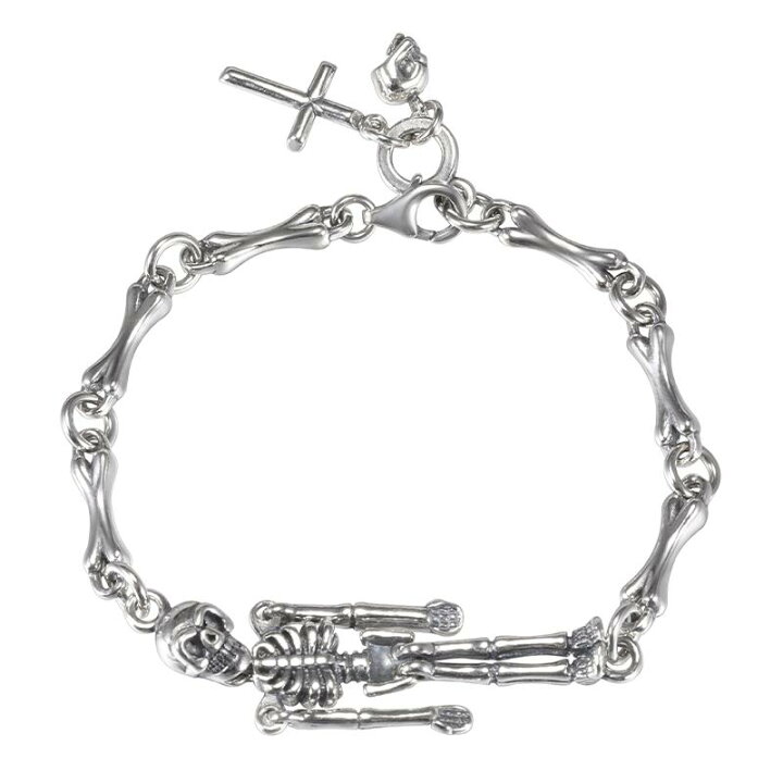 ブレスレット メンズ シルバー925 silver 刻印 ボーン 骨 細い 細身 ゴシック パンク シンプル ユニーク 金属アレルギー対応 :  SILVER KYASYA - 通販 - Yahoo!ショッピング ブレスレット スカル アクセサリー 銀 S925 シルバー ボーン 骨 人体 骨格 メンズ ヒップホップ アメリカ ストリート クロス チェーン ダーク ゴシック シンプル ユニーク カジュアル