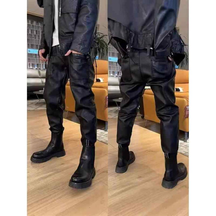 楽天市場】レザー パンツ ズボン ロング おしゃれ ファッション 冬 