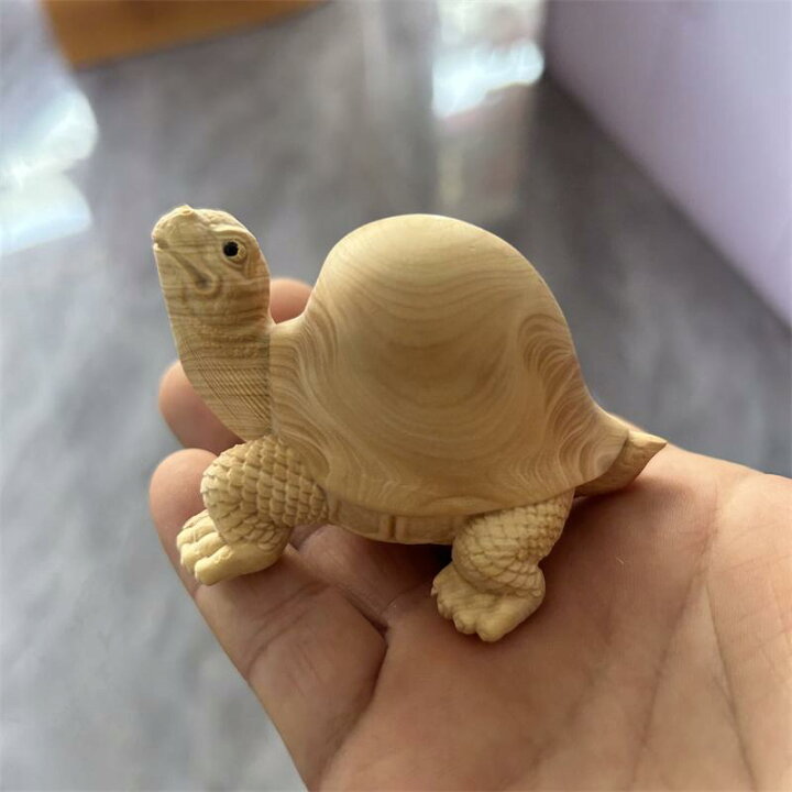 楽天市場】亀 インテリア 小物 木製 おしゃれ 装飾品 ツゲ タートル 