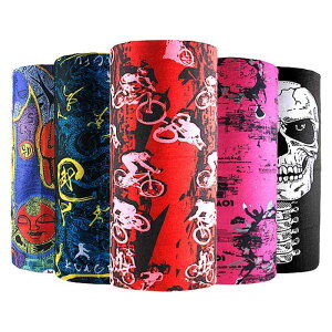 フェイスマスク ライダース スポーツ アウトドア シームレス ヘッド スカーフ 乗馬 メンズ レディースの 多機能 吸湿 発散性 マジック 日焼け防止 スクエア スカーフ ネック スカーフ