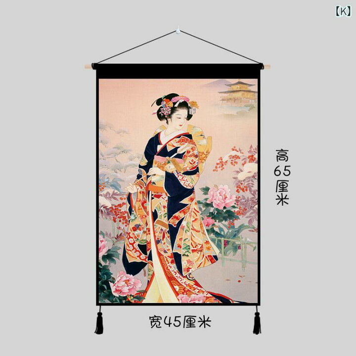 楽天市場】掛け軸 インテリア 絵画 アート 和美人 大和撫子 美人画 