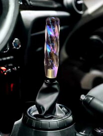 シフトノブ カー用品 車 クリスタル ギア ヘッド ギアチェンジ MT ミッション カラフル オーロラ 改造車 シフトレバー ウェーブ スティック 装飾 マニュアル車 トランス ミッション ギアヘッド ヤンチャ