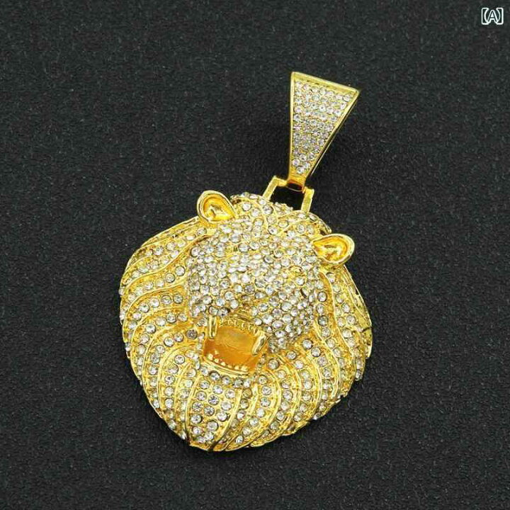 楽天市場】ネックレス ライオン ヘッド メンズ アクセサリー