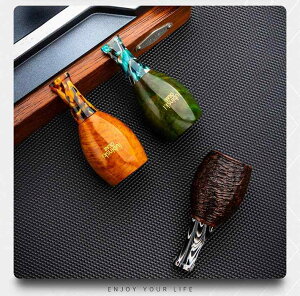 シガーホルダー マウスピース シガレット タバコ 葉巻 喫煙 パイプ ホルダー 木目 彫刻デザイン 光沢 4口径 フィルター 循環型 洗える 再利用可能 分解可能