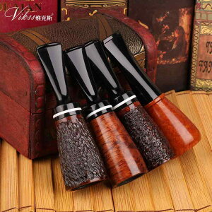 シガーホルダー マウスピース シガレット タバコ 葉巻 喫煙 パイプ ホルダー 木目 彫刻デザイン フィルター 循環型 大径 リサイクル エコ 携帯