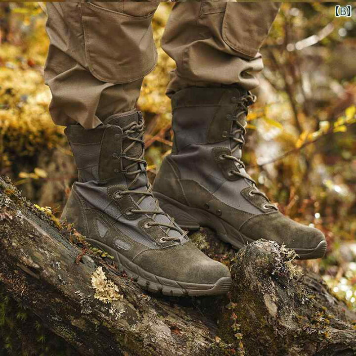 楽天市場】コンバット ブーツ ミリタリー スタイル アウトドア 登山 