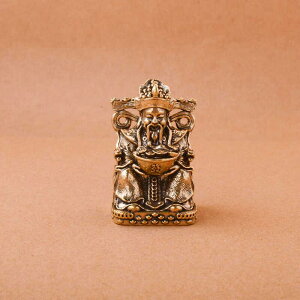 置物 ミニサイズ 小物 インテリア 真鍮 財神 仏像 家庭 文化財 天 像 飾り 銅 彫刻 装飾 デスクトップ 創造的 個性 レトロ ヴィンテージライク