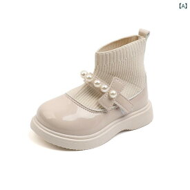 フォーマルシューズ 女児 冬用 裏ボア防寒 プリンセス エナメル パテントレザー ラウンドトゥ リボン マジックテープ 滑り止め 耐摩耗 ベージュ ピンク ブラック ダンス 発表会 結婚式 入園式 卒園式