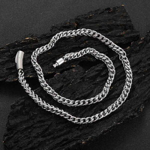 �l�b�N���X �����Y �j���p 6mm�� �X�e�����X �`�^�� ���o�[�V�u���`�F�[�� �X�v�����O�N���X�v �q�b�v�z�b�v �t�@�b�V���� �A�N�Z�T���[ �d�C���b�L �S�[���h �V���o�[ �u���b�N �H�~