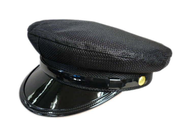 楽天市場】タクシー運転手制帽 黒 夏バージョン オールメッシュ 日本製