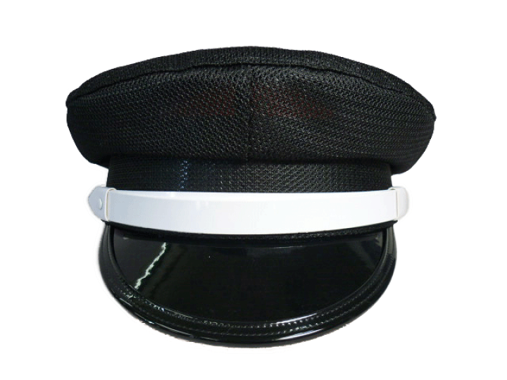 楽天市場】タクシー運転手制帽 黒 夏バージョン オールメッシュ 日本製