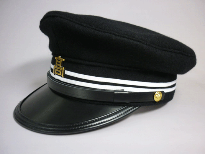 楽天市場】学生帽 高校帽章付き ライン（白線2本）付き 日本製 自社