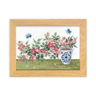 クロスステッチ 刺繍 キット 12ヶ月のBONSAI 5月 野薔薇 7616 マリー・カトリーヌコレクション 刺しゅう …