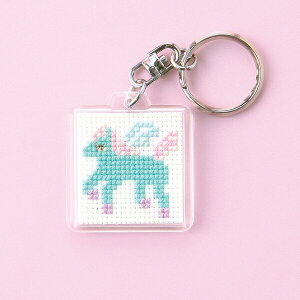 刺しゅう キット Fancy Colors ペガサス KS-152 キーリング刺しゅうキット クロスステッチ ネコポス可 オリムパス olm 手芸の山久