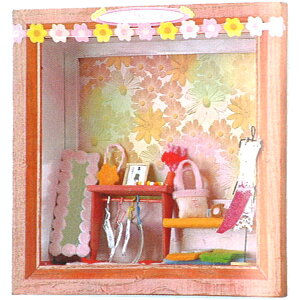 ドールハウスキット<ファッションショップ>DH-19 アルテ 手芸の山久