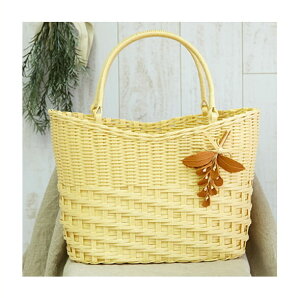 エコクラフト キット コサージュ付き楕円底バッグ エコクラフト手芸キット ハマナカ 手芸の山久