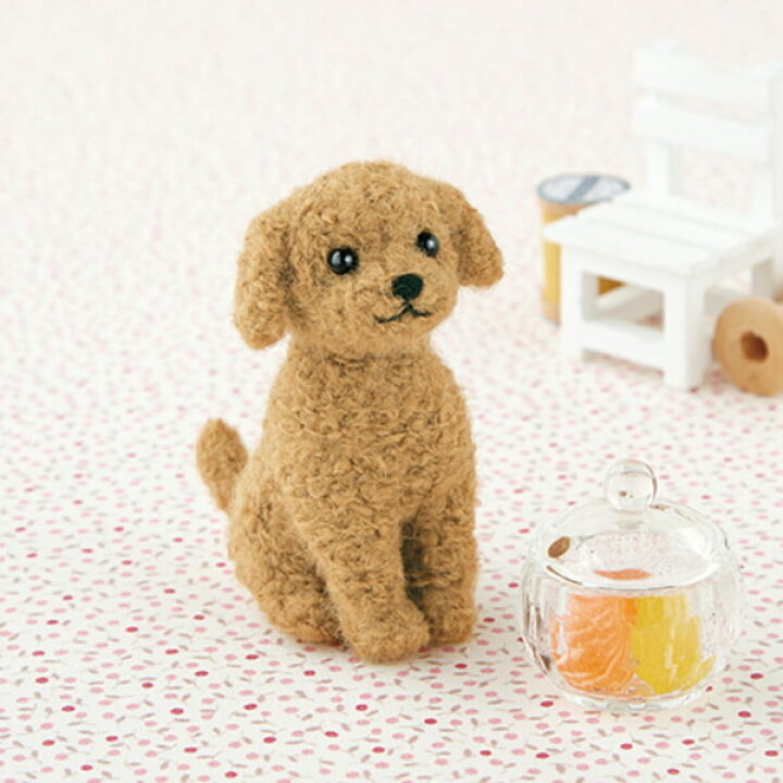 楽天市場】羊毛フェルト キット トイプードル 羊毛フェルト犬キット  
