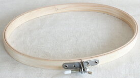 キルティングフープ 楕円 小 ヒノキ製 パッチワーク 日本製 taiyo 手芸の山久