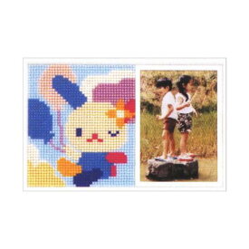 元廣 スキルフォトスタンド・ミニ PS861 ふうせん(ウサハナ) ビーズ手芸 手芸キット こども手芸 sky 手芸の山久 【asu】