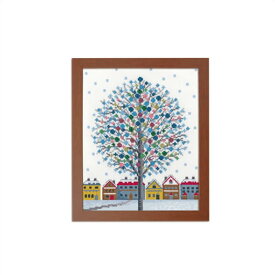 オノエ・メグミ 刺しゅうキット シリーズ 木々の彩り ウィンターイルミネーション 7494 olm オリムパス 手芸の山久
