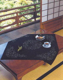 刺し子 キット 130(紺) テーブルセンター オリムパス 手芸の山久