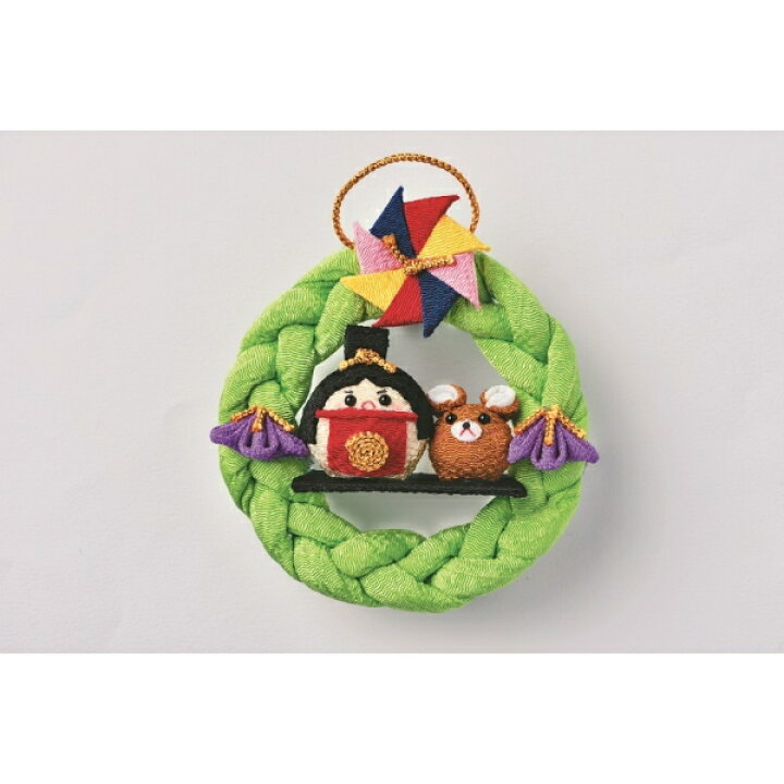 楽天市場 五月人形 つまみ細工 キット 端午のリース 金太郎 Lh 165 取寄せ商品 ネコポス可 パナミ 手芸の山久 手芸の山久