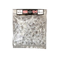 透明リング 15mm 100個入 プラスチック リング 手芸用 ネコポス可 SH島村 手芸の山久