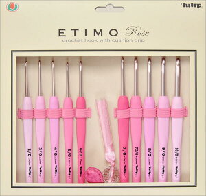かぎ針 セット ETIMO Rose エティモ ロゼ かぎ針 セット グリップ付かぎ針セット TER-001 チューリップ terai 手芸の山久