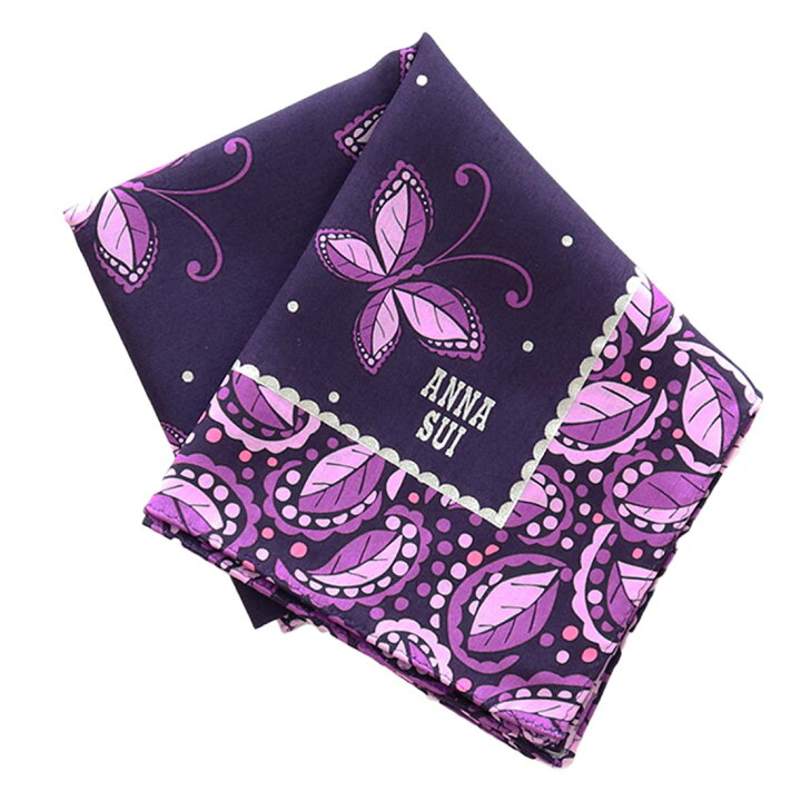 楽天市場 アナスイ Swirling Leaves ハンカチ 22 パープル Anna Sui ハンカチ ブランド レディース ギフト プレゼント 女性 プチギフト 退職祝い お礼 かわいい 可愛い グッズ おしゃれ 雑貨 お返し ハンカチーフギャラリー