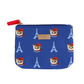 ポール＆ジョー　アクセソワ　ティッシュポーチ　Nounette in Paris　ブルー│ PAUL&JOE ポールアンドジョー ギフト プレゼント フランス パリ チャーミング 大人の女性