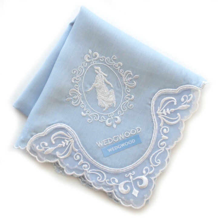 楽天市場 ウェッジウッド ジャスパー レースハンカチ 02 ブルー Wedgwood ハンカチ レディース ハンカチーフ 結婚式 レース 刺繍 ブランド フォーマル ギフト プレゼント 退職祝い 女性 誕生日プレゼント 母親 女友達 退職 お礼 クリスマスプレゼント クリスマス