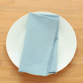 【SALE ￥1100→￥550】50％OFF！ テーブルナプキン シャーベット（水色） 50×50cm デリシャスカラー 無地 ブルーミング中西 オリジナル 日本製 正方形
