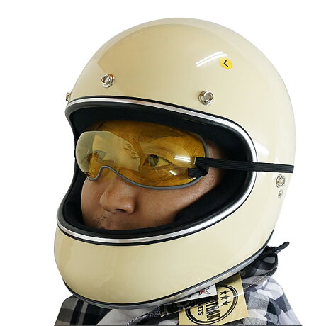 楽天市場 ヘルメット バブル ゴーグル Made In America イエロー ジャムテックジャパン 72jam Bg 03 バイク用 ハンドルキング