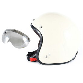 【JPIM-6L+APS-04】ジャムテックジャパン 72JAM JPIM-6LJP MONO ジェットヘルメット [マットアイボリープレーン]Lサイズ(60-62cm未満) メンズ SG規格 全排気量対応