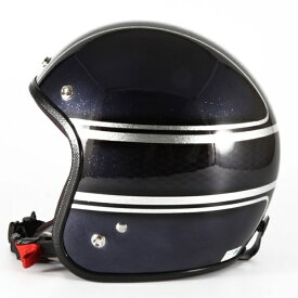 72JAM デザイナーズジェットヘルメット [VNT-06]JOHNNY DEEP ヴィンテージ [ブラックシルバーフレークベースグロス仕上げ]FREEサイズ(57-60cm未満) メンズ レディース 兼用品 SG規格 全排気量対応