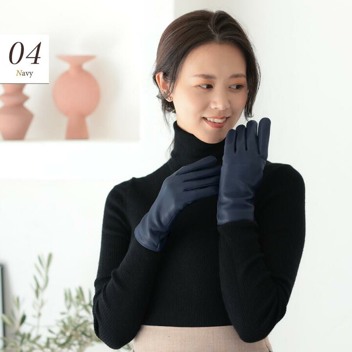 楽天市場 カシミヤ100 ライニング 革手袋 Attivo アッティーヴォ シープスキン スマホ対応 一部カラーのみ 女性用 全8色 3サイズ 羊革 裏地 カシミヤ100 レザーグローブ レディース オシャレ 防寒 Atlc101 D ハンドルキング
