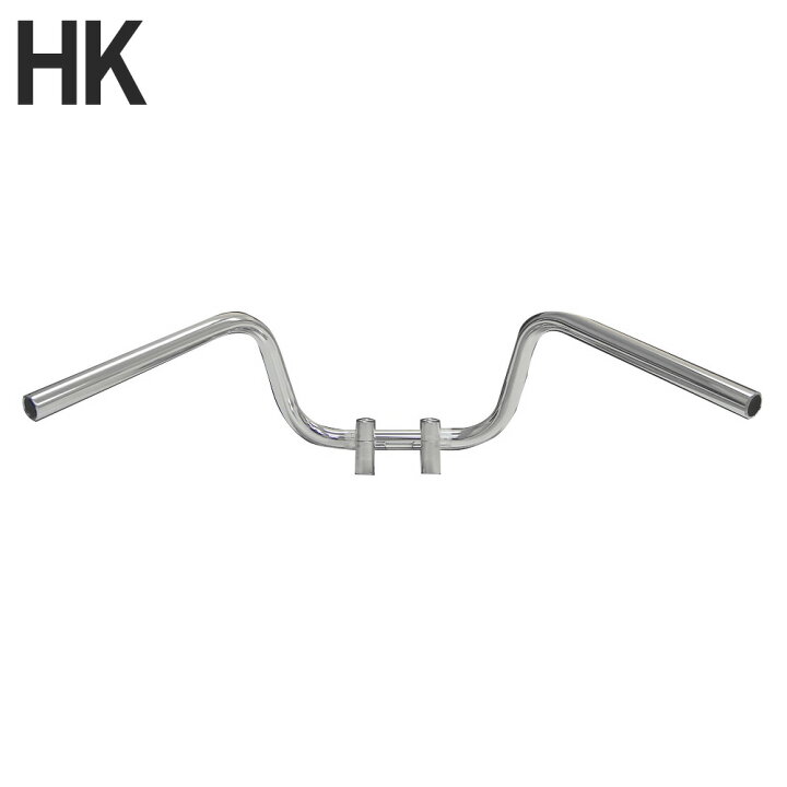 楽天市場】バイク用 ハンドル セミしぼり アップハンドル メッキ 17cm 