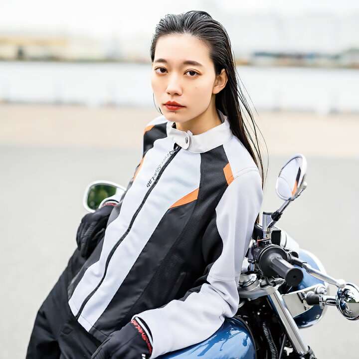 楽天市場 バイク用 春夏 レディース スタイルアップ メッシュジャケット 肩 肘 脊椎 胸部プロテクター付属rosso Stylelab ロッソスタイルラボ Roj 95 3カラー 4サイズ バイク 女性用 ジャケット プロテクター付き おしゃれ D ハンドルキング